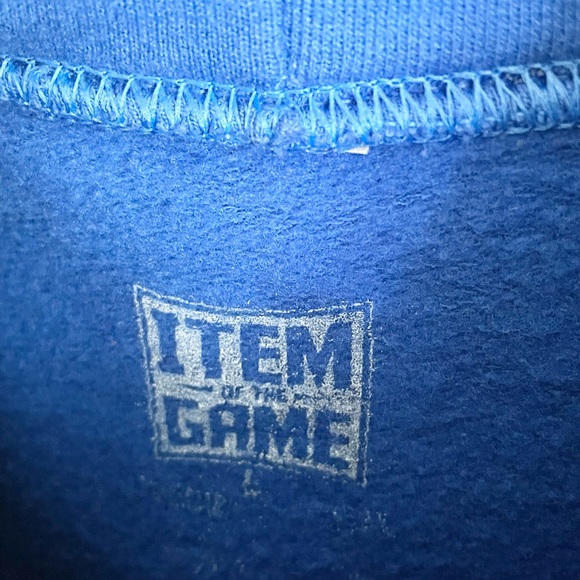 NBA Denver Nuggets DN Mountain Logo Graphic Blue Hoodie Adult size Large - Picture 8 of 8